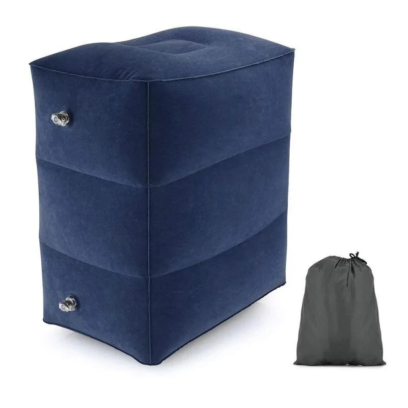 Travel footrest pillow